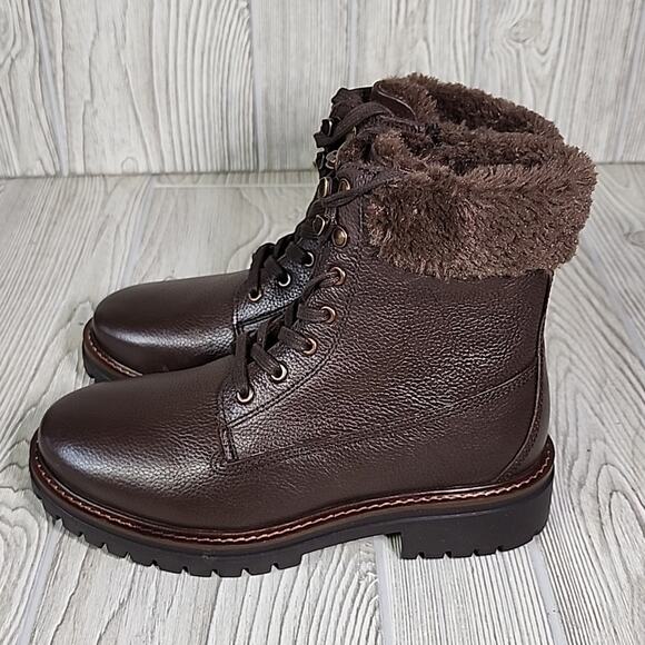 Alberto Torresi Dubron Brown Leather Boots Womens Size 8 NWT - Picture 4 of 14